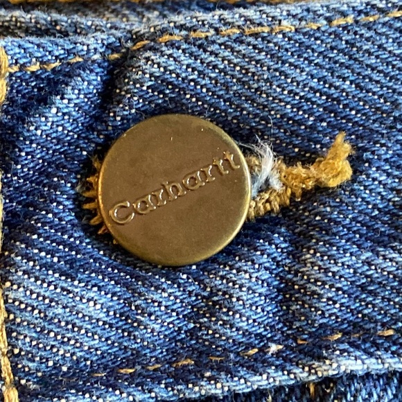 Carhartt Big and Tall NWT 38 X 30 Dark Wash Relax Fit Tapered Leg Jeans: 3108 - Picture 10 of 10